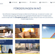 Förderungen NÖ Screenshot