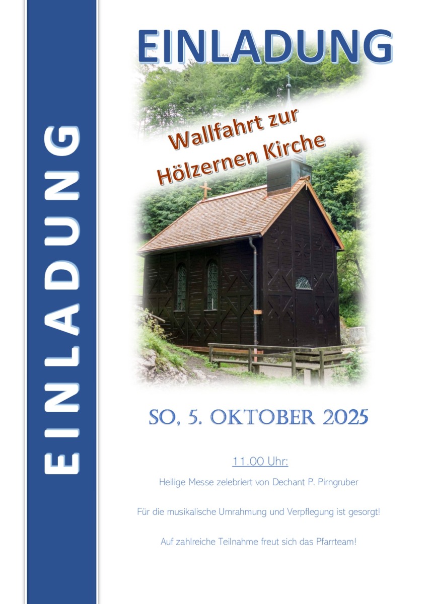Wallfahrt Hölzerne Kirche 5.10.2025