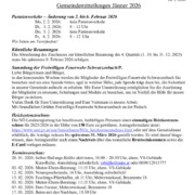 Gemeindemitteilung 01/2026