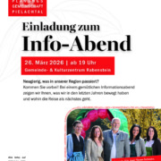 Einladung zum Info-Abend anl. 30 Jahre Regionalbüro am 26.3.2026, 19 Uhr, GUK Rabenstein