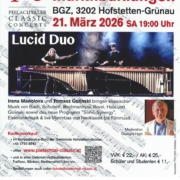 Einladung zu einem Konzert: Frühlingsbeginn mit Marimbaklägen. BGZ Hofstetten, 21.3.2026, 19 Uhr