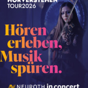 Violinenspielerin rechts Hörverstehen Tour 2026 Neuroth in concert