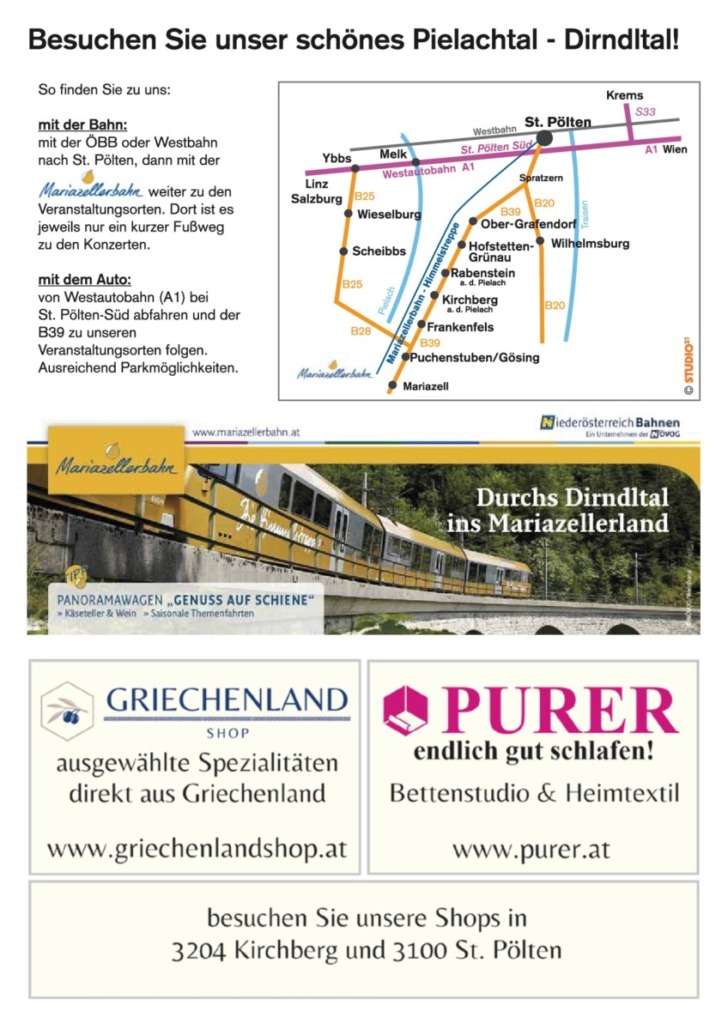 Anfahrtsbeschreibun zum PCC Pfingstkonzert 22. Mai 2026