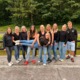 mehrere Damen und ein Mann die das Team der Gesunden Gemeinde Schwarzenbach präsentieren.