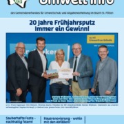 Titelseite der Ausgabe des Gemeindeverbandes für Umweltschutz und Abgabeneinhebung mit dem Titel "Umwelt Info 2/2026"