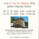 geänderter Parteienverkehr von 27.-30.10.2026. Geöffnet am 27.10. und 30.10. jeweils von 8-12 Uhr