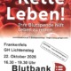 Plakat Aufruf zum Blut Spenden am 22.10.2026 im GH Lichtensteg, Frankenfels